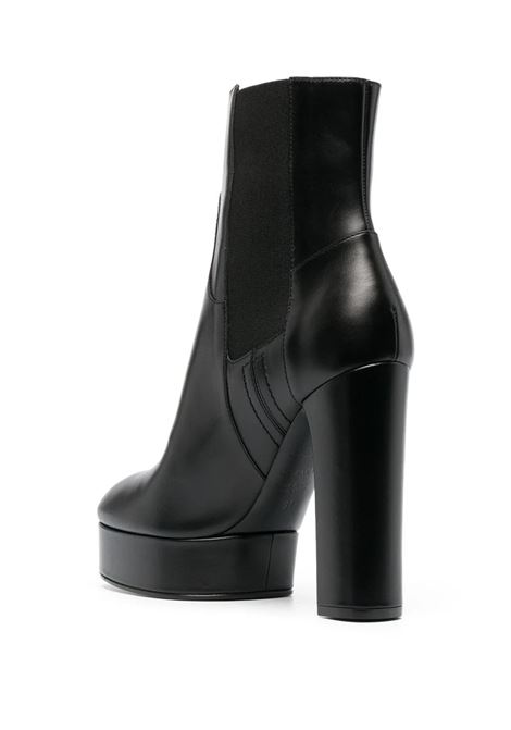 Black Betty Leather Platform Ankle Boots CASADEI | 1R407W1201LOVEC9000