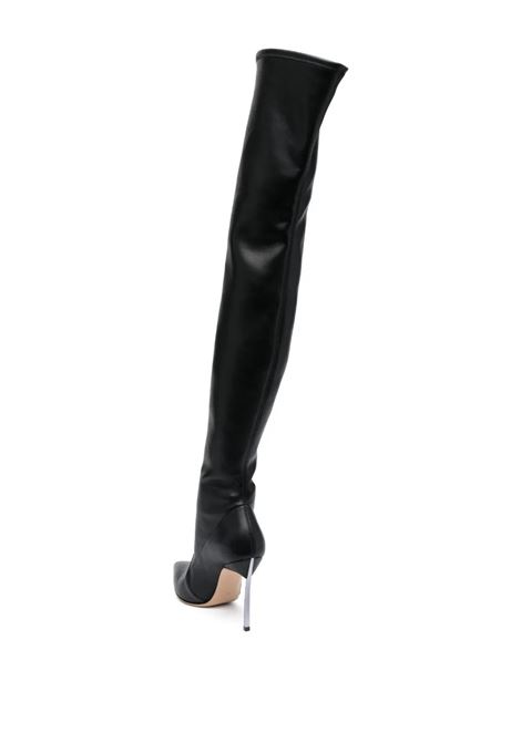 Black Blade Eco Leather Over The Knee Boots CASADEI | 1T023V100MC21489000