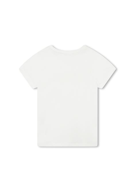 T-Shirt Bianca Con Logo Chloé Kids | C15E35117