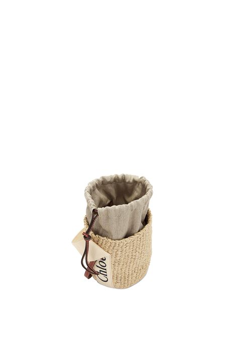 Woody Basket Bucket Bag Marrone Chloé | C22SS381G55101