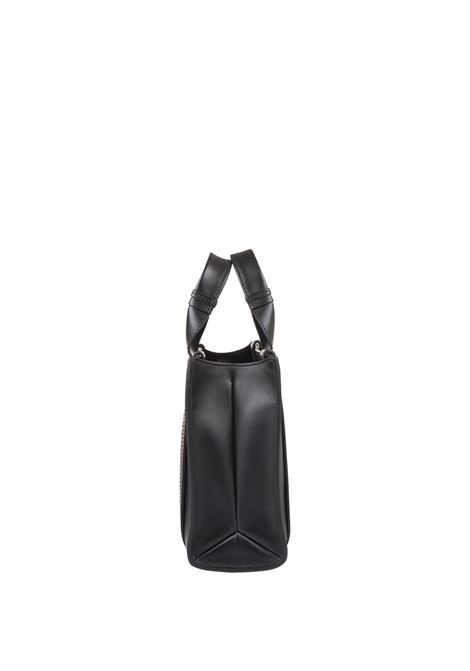 Woody Small Shopping Bag In Black Leather Chloé | C23US397I60001