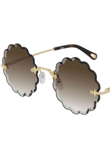 Gold/Brown Rosie Petite Sunglasses Chloé | CH0047S004