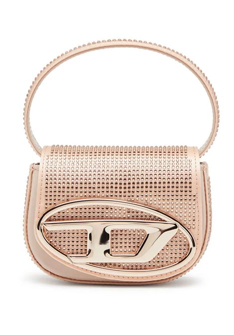 1DR XS Mini Bag In Pink Satin With Crystals DIESEL | X08709-P6017T4104