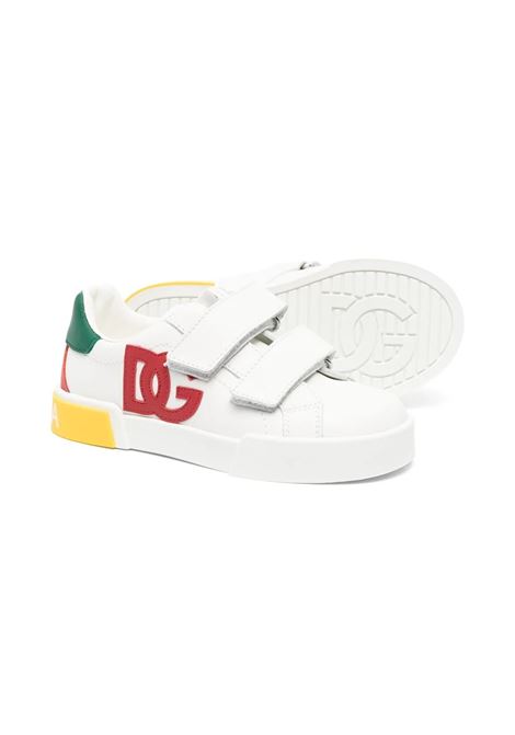 Sneakers Portofino Multicolor Con Logo DG DOLCE & GABBANA KIDS | DA5167-AN3848N530