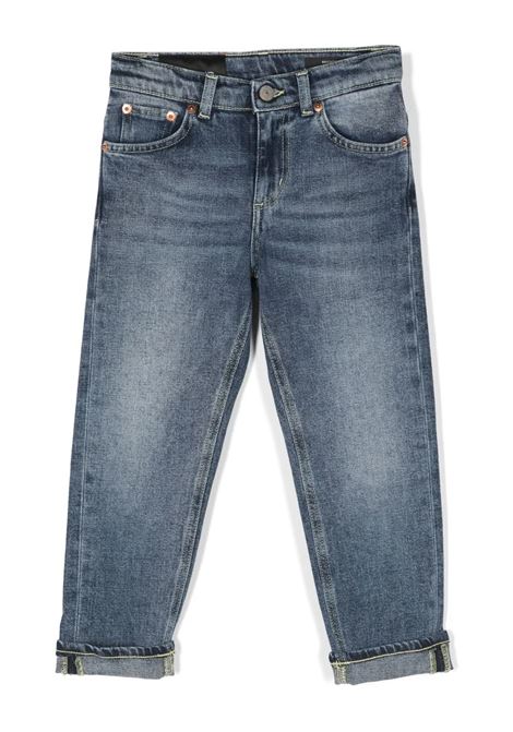 Medium Blue Denim Straight Jeans DONDUP JUNIOR | DMPA013-DS0414025