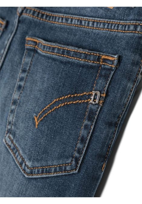 Jeans Dritti Blu Scuro Con Abrasioni DONDUP JUNIOR | DMPA033-DS0390009