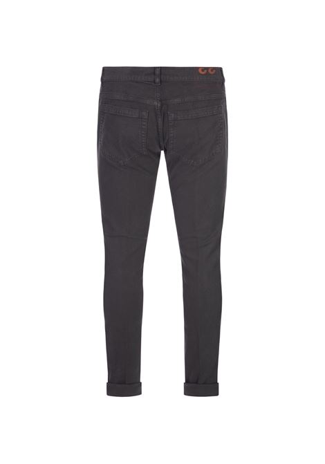 George Skinny Jeans In Black Stretch Woven Cotton DONDUP | UP232-ASE083 GO6945