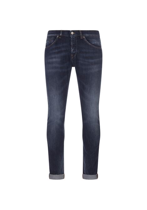 George Skinny Fit Jeans In Dark Blue Stretch Denim DONDUP | UP232-DS0257 GF8800