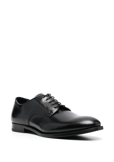 Black Leather Derby Shoes DOUCAL'S | DU1003MONZUF028NN00