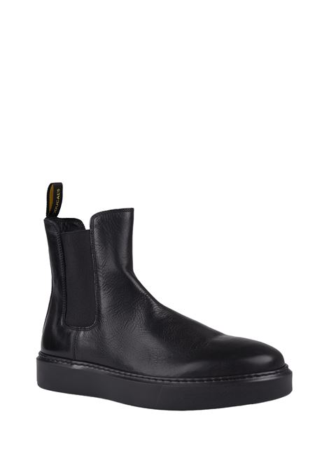 Black Leather Chelsea Boots DOUCAL'S | DU3214ALEXUF188NN00