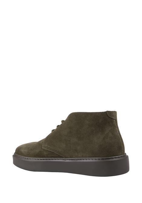 Olive Green Suede Chukka Ankle Boots DOUCAL'S | DU3216ALEXUF009OV13