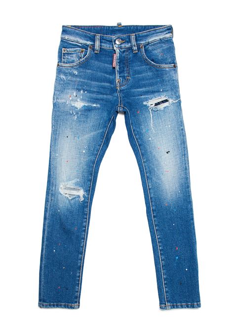 Jeans Skinny Con Effetto Distressed DSQUARED2 KIDS | DQ0236-D0A2MDQ01