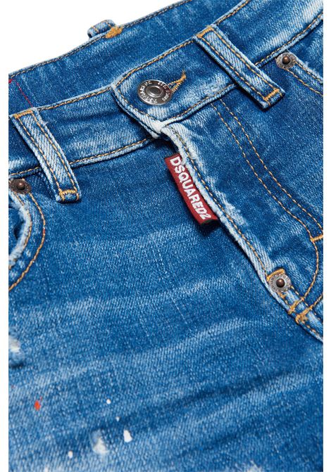 Jeans Skinny Con Effetto Distressed DSQUARED2 KIDS | DQ0236-D0A2MDQ01