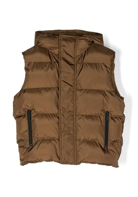 Beige Padded Gilet With Logo On Back DSQUARED2 KIDS | DQ1731-D00BNDQ769
