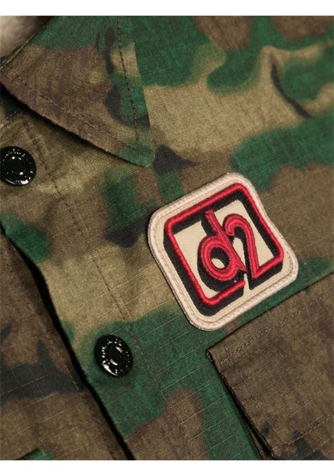 Sovracamicia Camouflage Con Patch D2 DSQUARED2 KIDS | DQ1916-D0A56DQC03