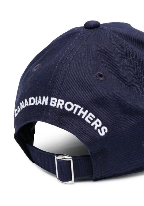 Blue Baseball Hat With Logo Patch DSQUARED2 KIDS | DQ1946-D00YTDQ875
