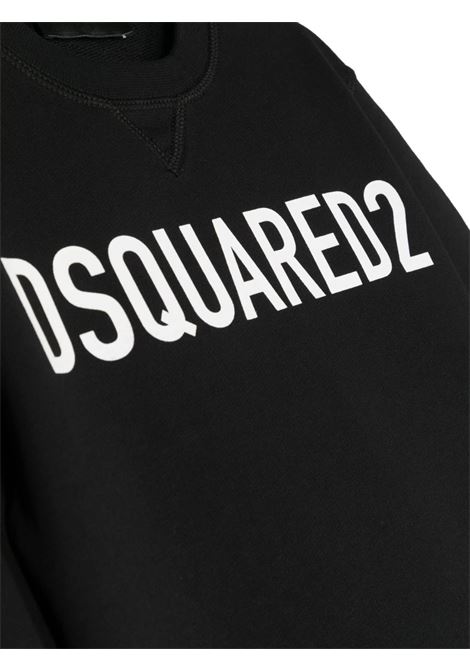 Black Sweatshirt With Logo DSQUARED2 KIDS | DQ2009-D0A4DDQ900