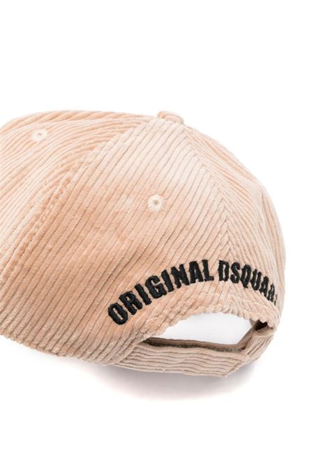 Cappello Da Baseball Souvenir From Canada In Beige DSQUARED2 | BCM0081-109000015130