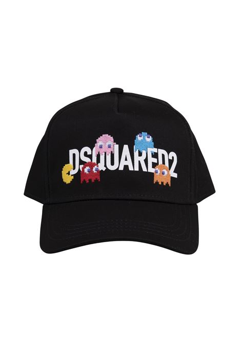 Pac-Man Baseball Cap In Black DSQUARED2 | BCM0750-05C000012124