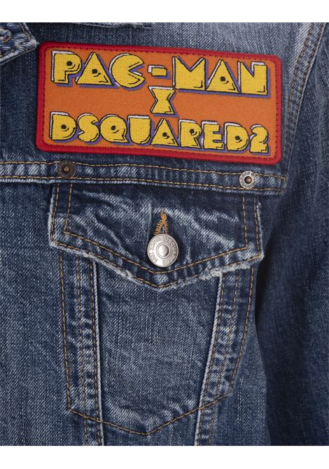 Pac-Man Medium Wash Dan Jean Jacket DSQUARED2 | S71AN0502-S30309470