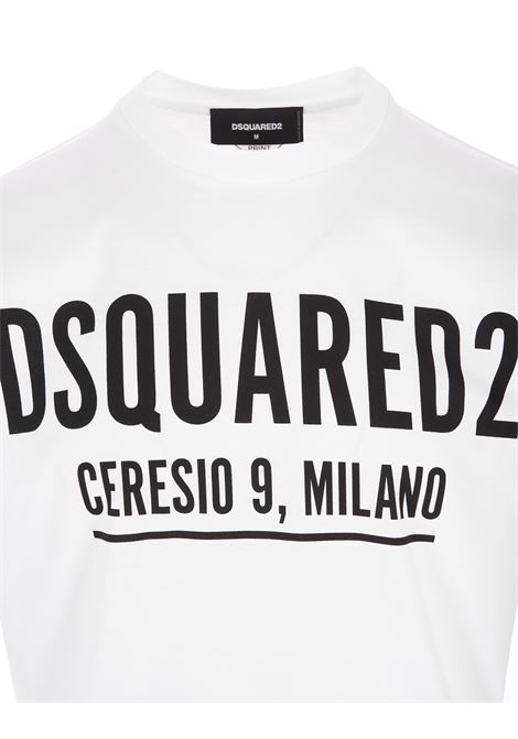 T-Shirt Dsquared2 CERESIO 9, Milano Bianca DSQUARED2 | S71GD1058-S23009100