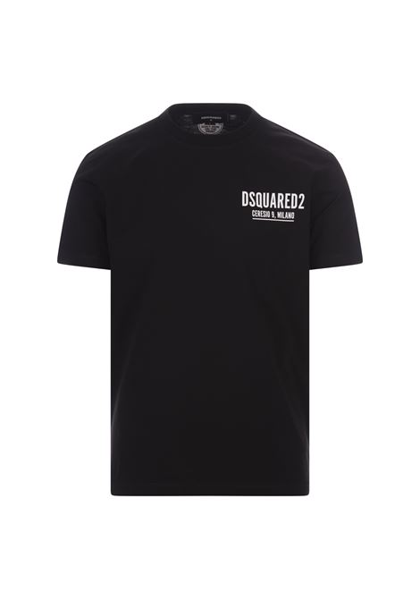 T-Shirt Mini Logo Ceresio 9 In Nero DSQUARED2 | S71GD1116-S23009900