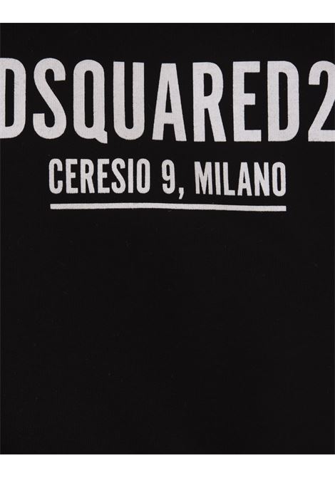 Mini Logo Ceresio 9 T-Shirt In Black DSQUARED2 | S71GD1116-S23009900