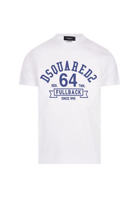 Dsquared2 College Cigarette T-Shirt In White DSQUARED2 | S71GD1305-S23009100