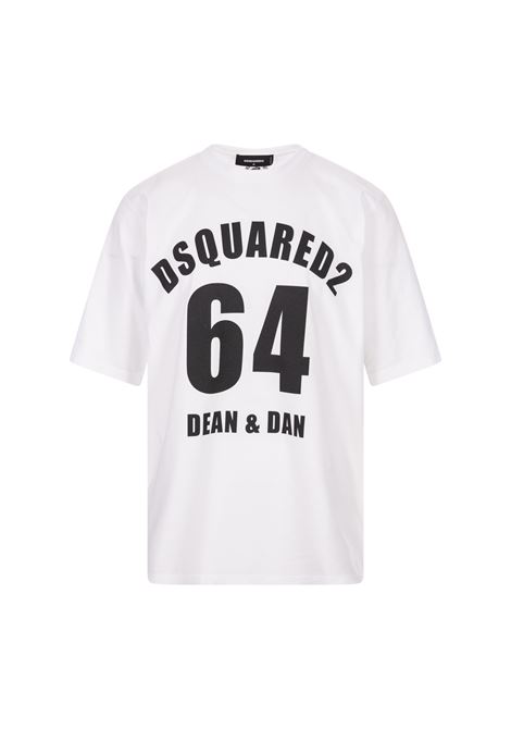 T-Shirt Dsquared2 Skater In Bianco DSQUARED2 | S71GD1328-S20694100