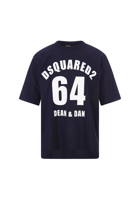 T-Shirt Dsquared2 Skater In Blu DSQUARED2 | S71GD1328-S20694477