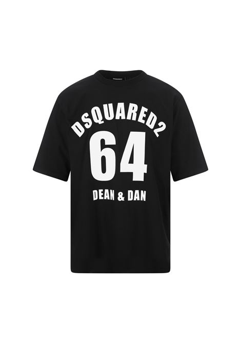 T-Shirt Dsquared2 Skater In Nero DSQUARED2 | S71GD1328-S20694900