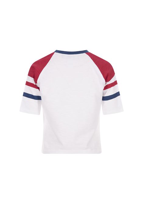 Varsity Mini T-Shirt In Bianco DSQUARED2 | S72GD0453-S23505100