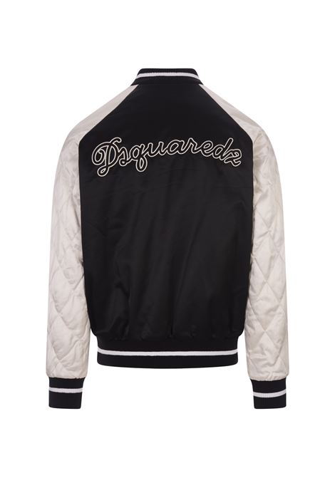 Classic Bomber Jacket In Black DSQUARED2 | S74AM1417-S78101900