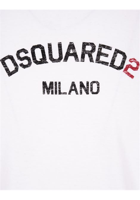 T-Shirt Dsquared2 Milano Bianca DSQUARED2 | S74GD0969-S22507100