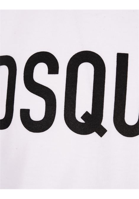 Dsquared2 Eco Dyed Loose T-Shirt In White DSQUARED2 | S74GD1197-S24321100
