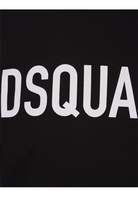 Dsquared2 Eco Dyed Loose T-Shirt In Black DSQUARED2 | S74GD1197-S24321900