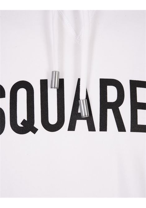 Dsquared2 Eco Dyed Cool Hoodie In White DSQUARED2 | S74GU0664-S25538100