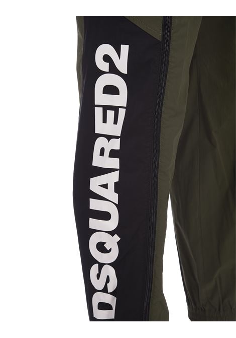 Dsquared2 Technical Jogging Brad Pants In Military Green DSQUARED2 | S74KB0800-S53578726