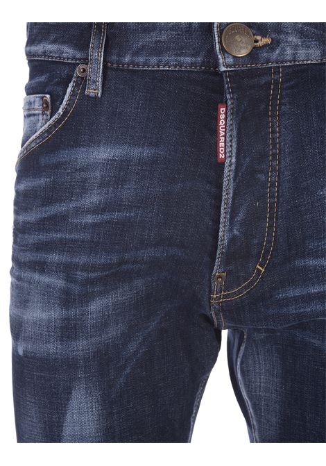 Dark Clean Wash Cool Guy Jeans In Blue DSQUARED2 | S74LB1336-S30664470