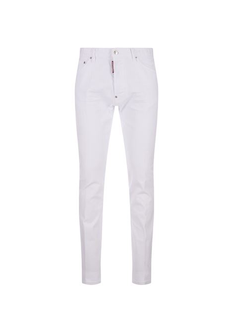Garment Dyed Cool Guy Jeans In White DSQUARED2 | S74LB1378-S39781100