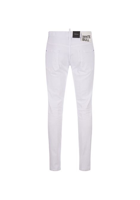 Garment Dyed Cool Guy Jeans In White DSQUARED2 | S74LB1378-S39781100