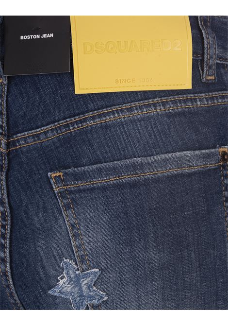 Medium Stars Wash Boston Jeans DSQUARED2 | S75LB0807-S30342470