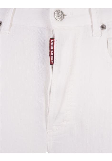 High Waist Twiggy Jeans In White DSQUARED2 | S75LB0840-S30806100