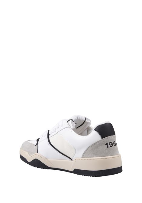 Spiker Sneakers In White, Grey And Black DSQUARED2 | SNM0315-01606243M072