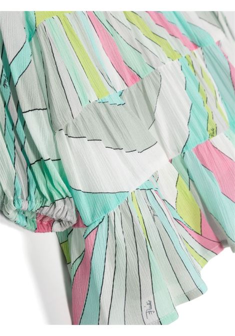 Dress With Pastel Iride Print EMILIO PUCCI JUNIOR | PT1040-K0155631MC