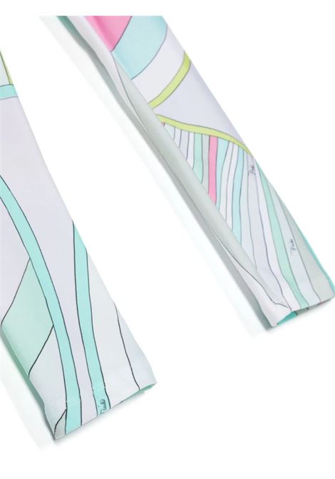 Leggings With Pastel Iride Print EMILIO PUCCI JUNIOR | PT6B00-J0309631MC