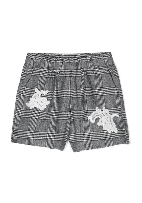 Prince of Wales Shorts With Lace Appliqu?s ERMANNO SCERVINO JUNIOR | SFBE004-TV681D001