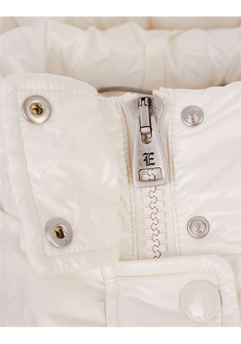 White Down Jacket With Jewelled Logo ERMANNO SCERVINO | D430A321BHXC10107