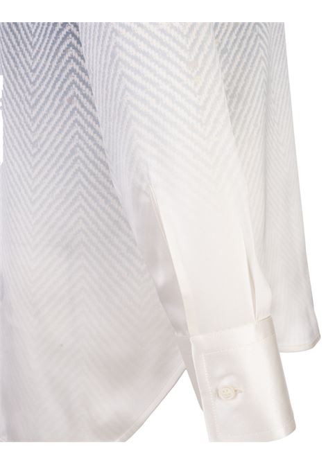 Silk Shirt With Shaded Chevron Pattern ERMANNO SCERVINO | D432K328HFNS4326