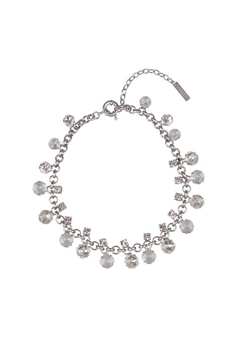 Crystal-Adorned Chain Necklace ERMANNO SCERVINO | D433X306ONZY4229